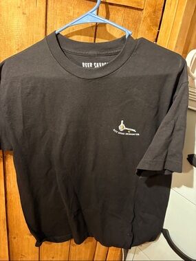 Black Graphic Short Sleeve Tee - Men